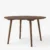 4 legs Solid wood / Oiled walnut