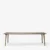 Black lacquered oak legs 4 legs Linoleum / Ash 4132 / Edge Matt Grey Rehau 141054