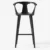 Black lacquered oak