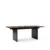 CABLE MANAGEMENT Dark stained oak legs Veneer
