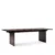 CABLE MANAGEMENT Dark stained oak legs Veneer