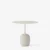 Oval Crema Diva marble base Steel / Ivory White