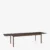 Oiled walnut legs Brass fittings Nano Laminate / Cacao Orinoco 0749 / Edge Oiled walnut