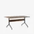 Black legs Veneer / Clear lacquered walnut / Edge Lacquered walnut