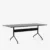 Black legs Veneer / Black lacquered oak / Edge Black lacquered oak