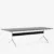 Chrome legs Veneer / Black lacquered oak / Edge Black lacquered oak