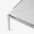 Dark Chrome frame Marble / Bianco Carrara