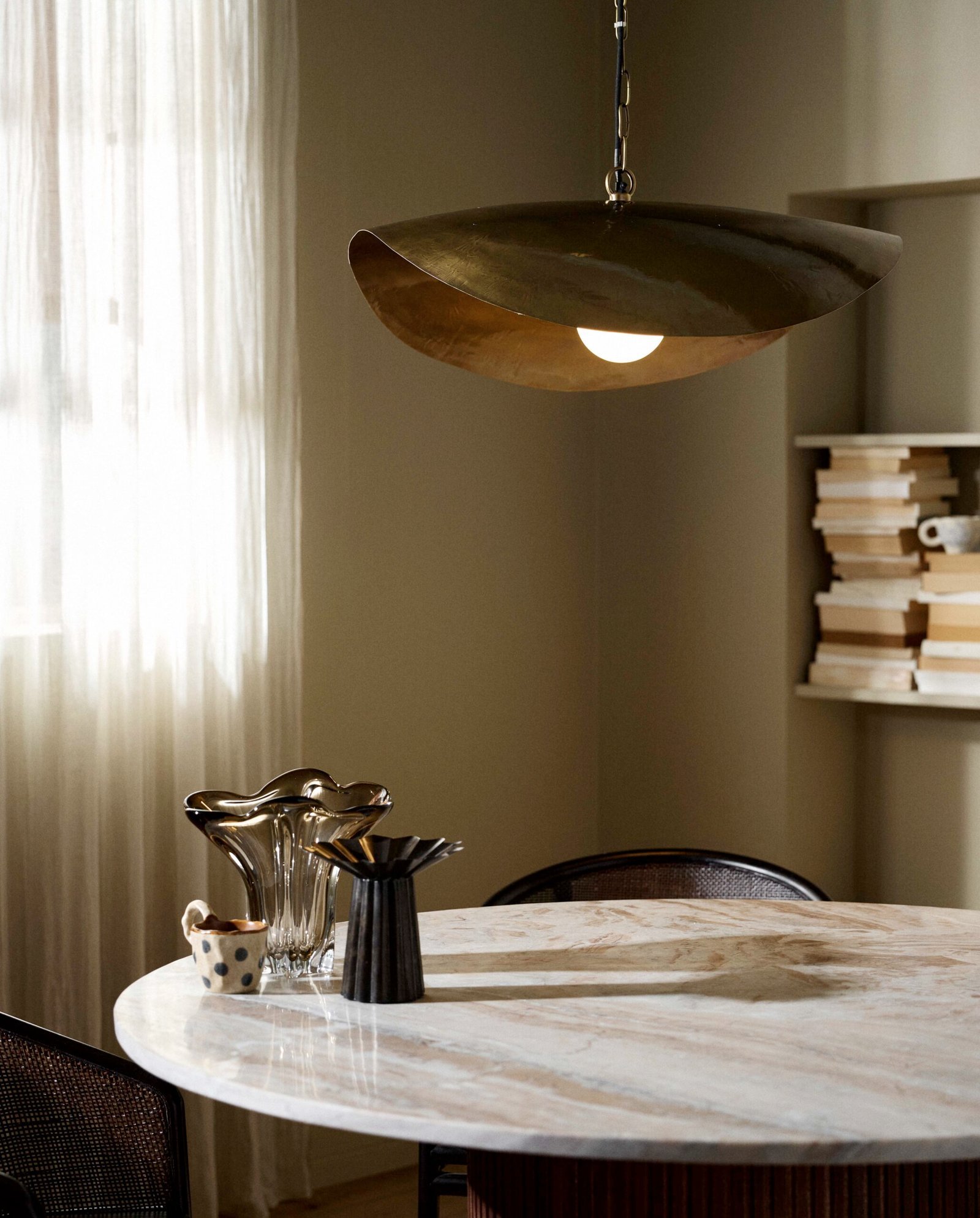 SHAKTI hanging lamp - brass