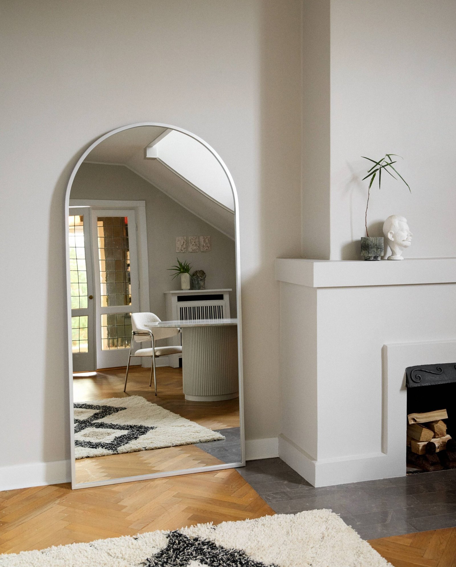 FALCO mirror slim - chrome finish