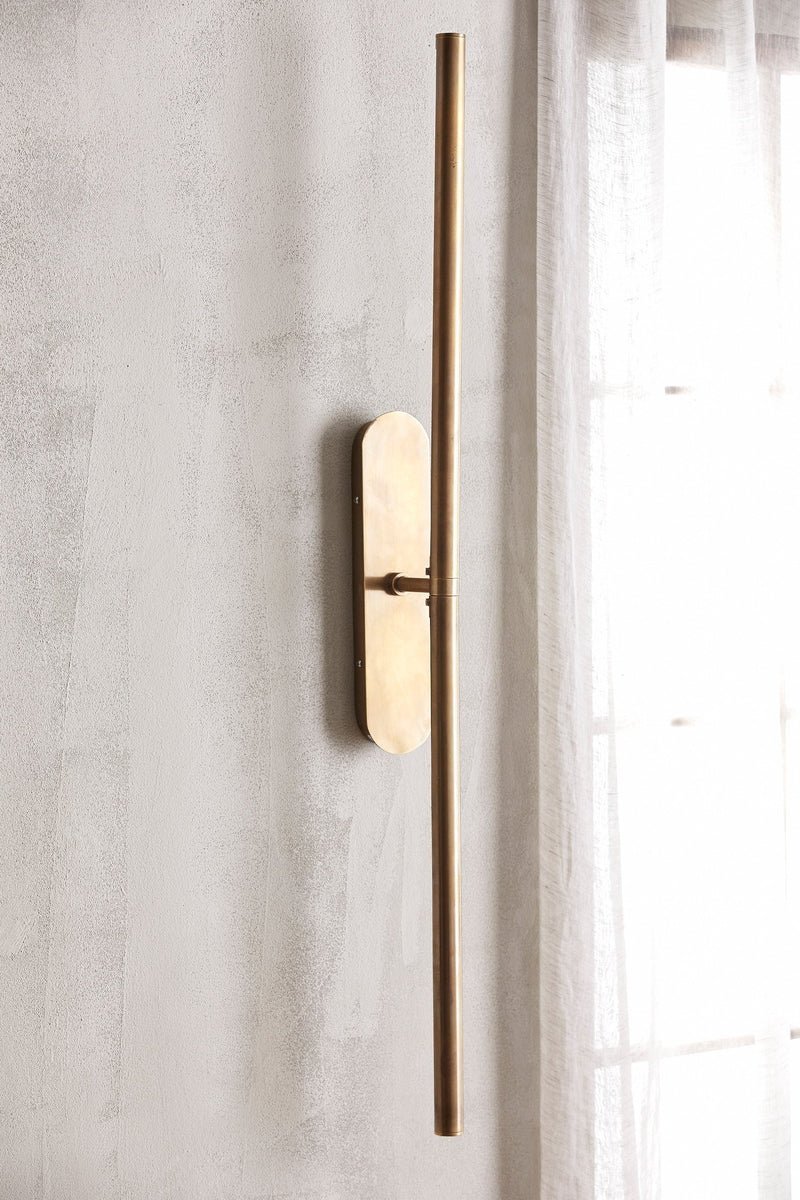 LUNA wall lamp, L - brass