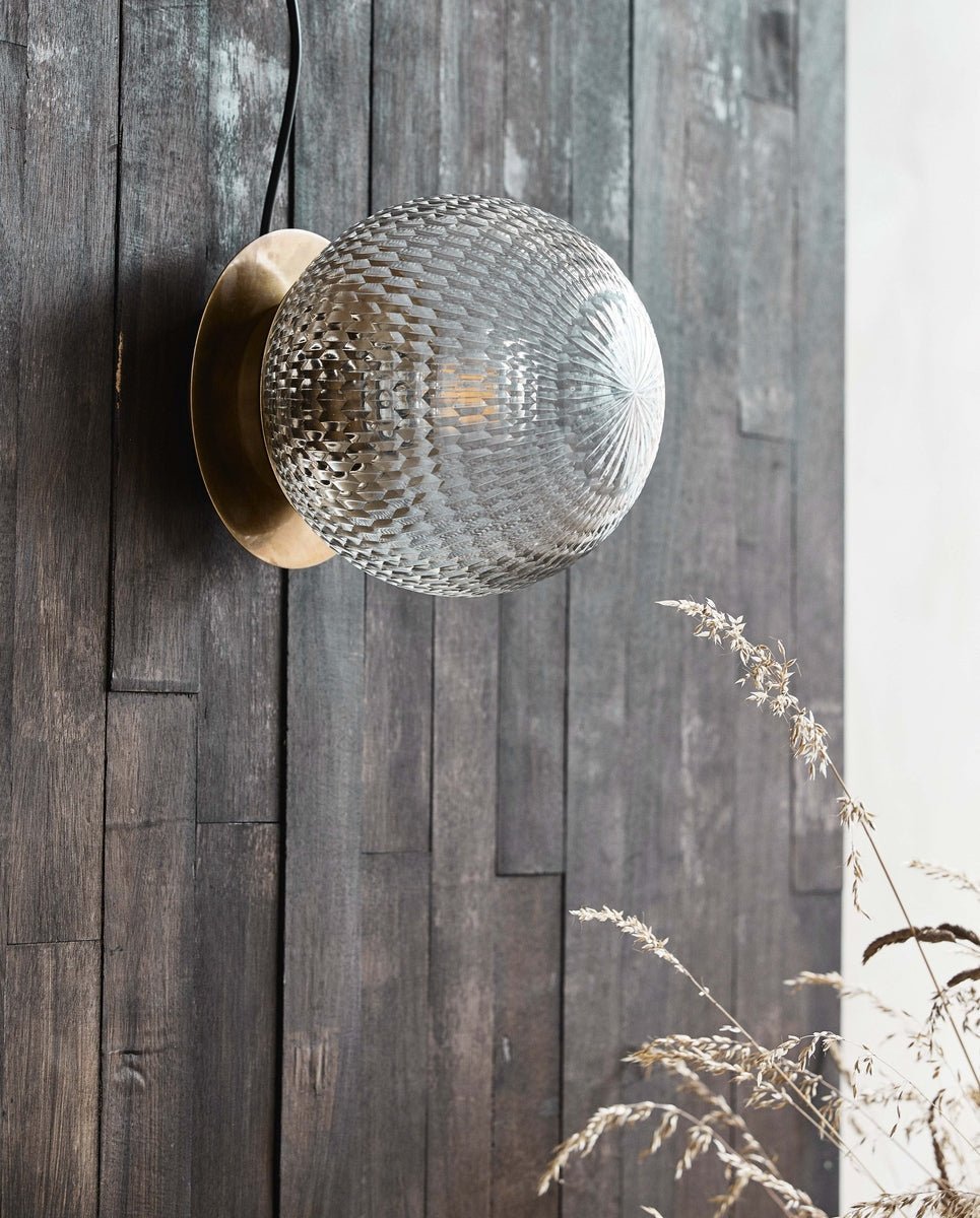 ZEUS outdoor wall lamp - golden finish