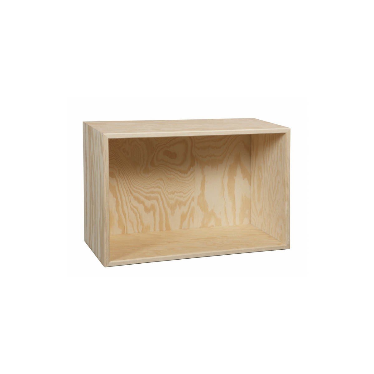 Bogkasse i fyr 45x30x19 cm, 1 rum
