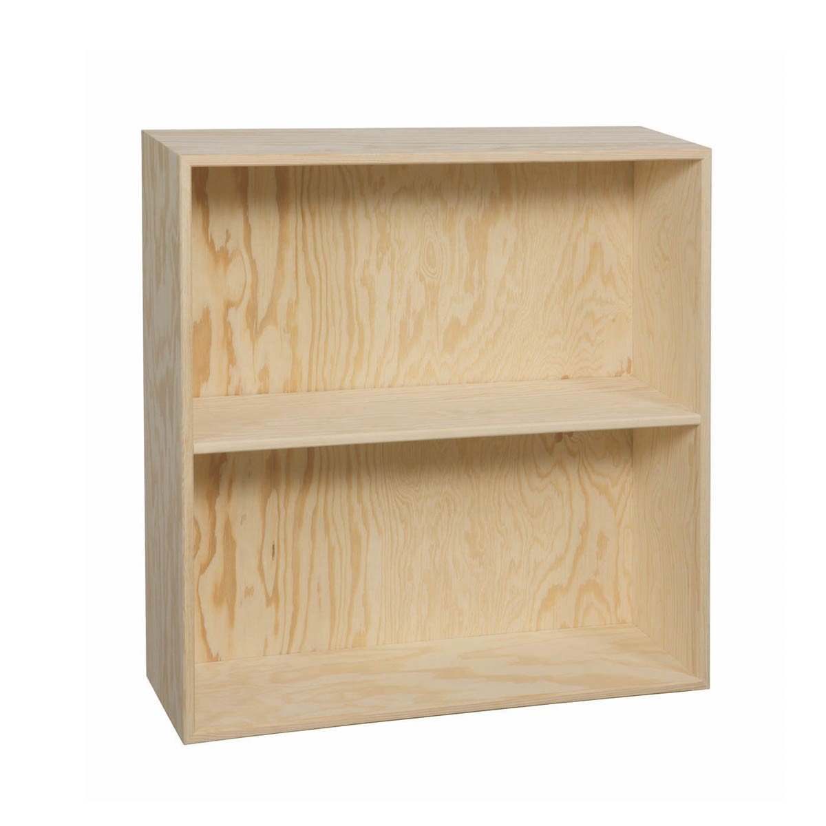 Bogkasse i fyr 60x60x19 cm, 2 rum