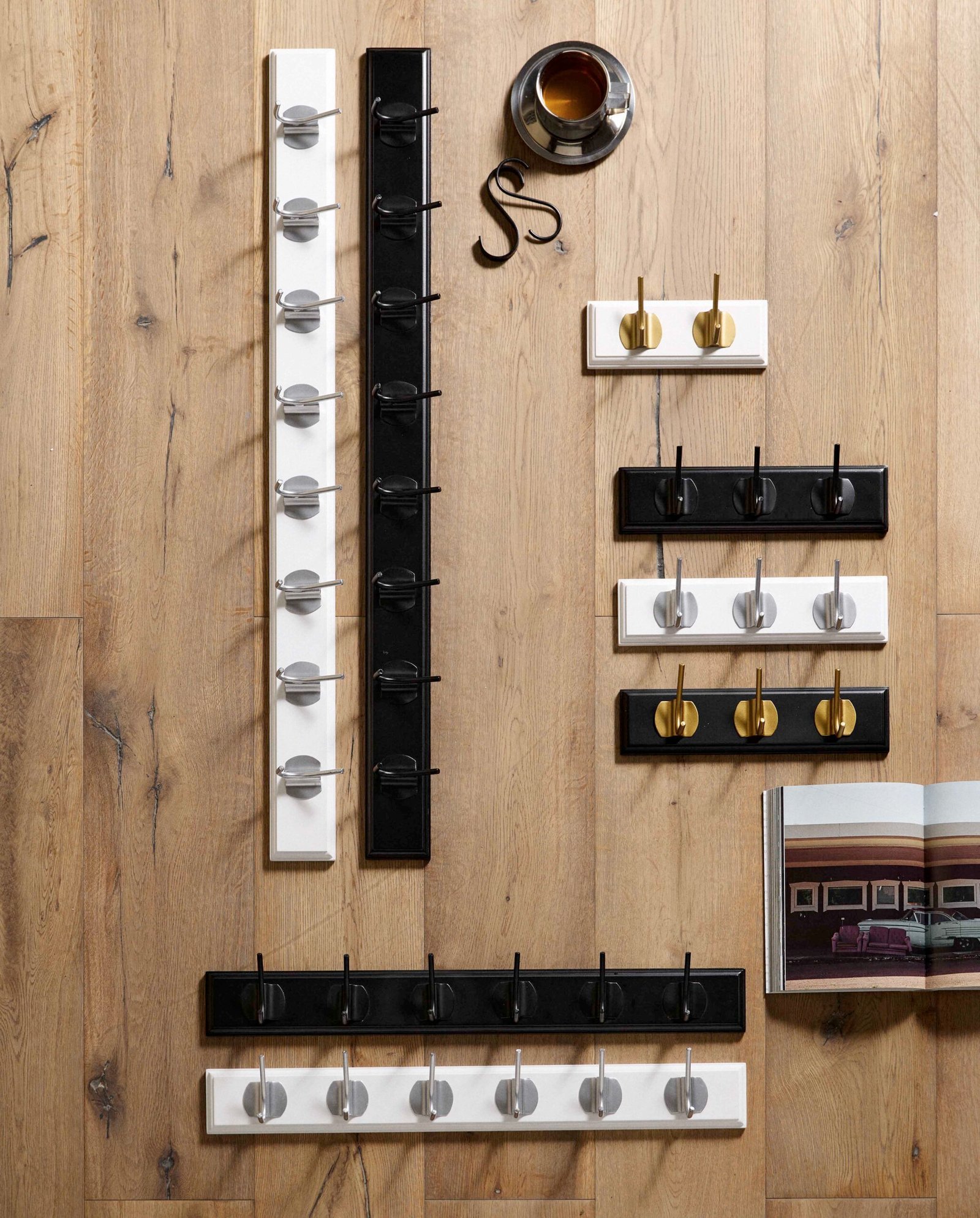 EDGY coat rack, 3 hooks