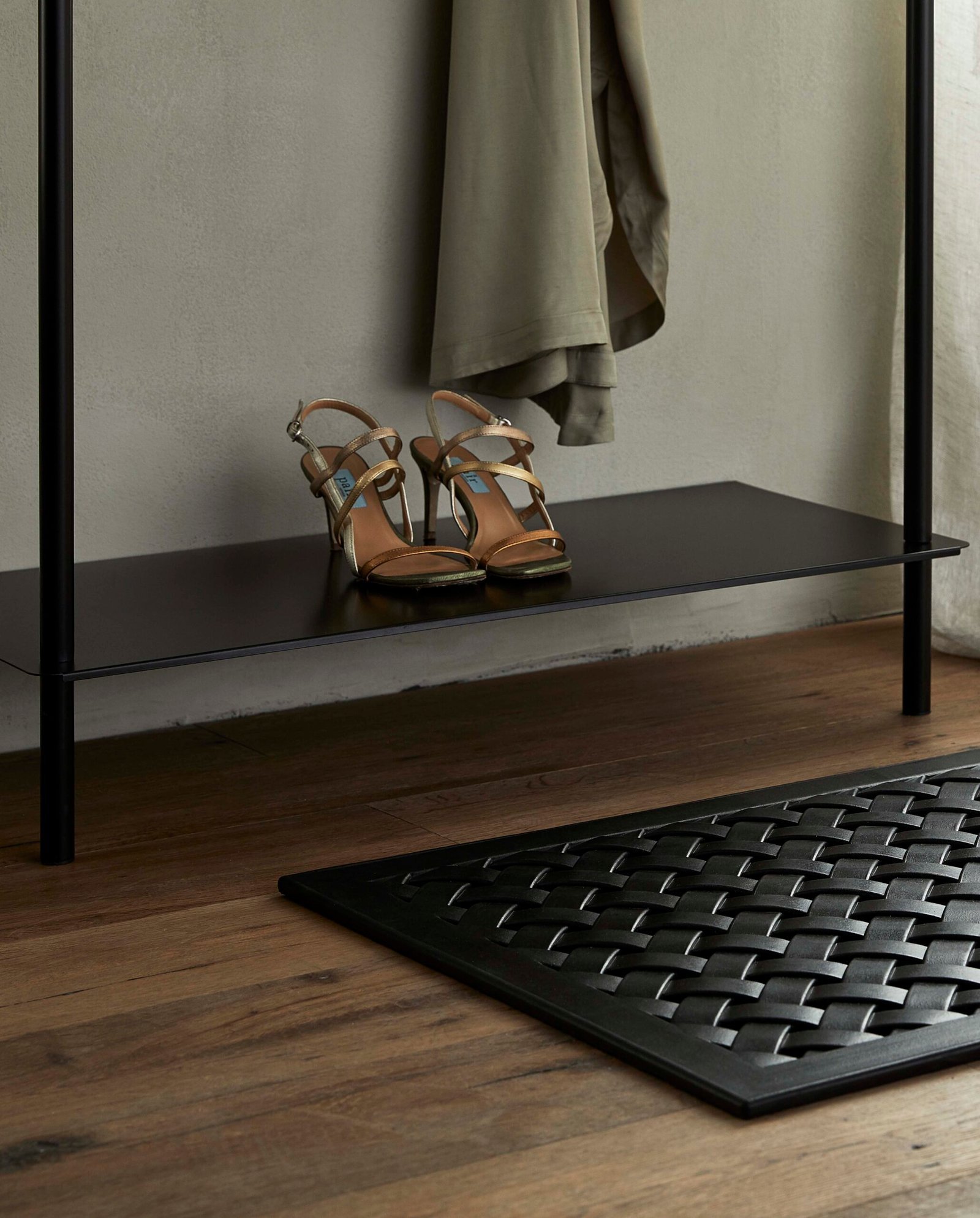 LUMI doormat, black rubber