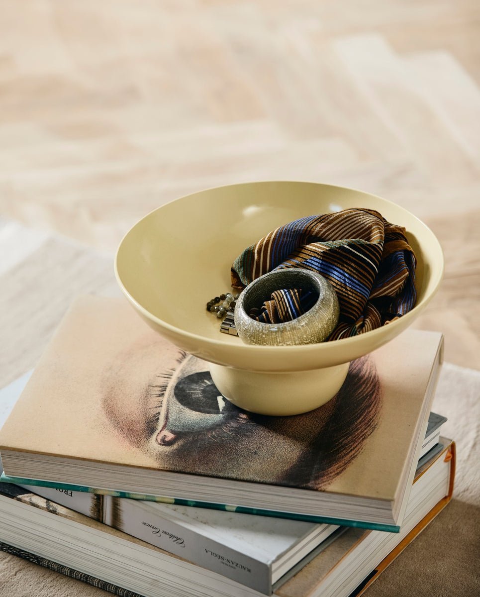 VITELLO deco bowl - yellow