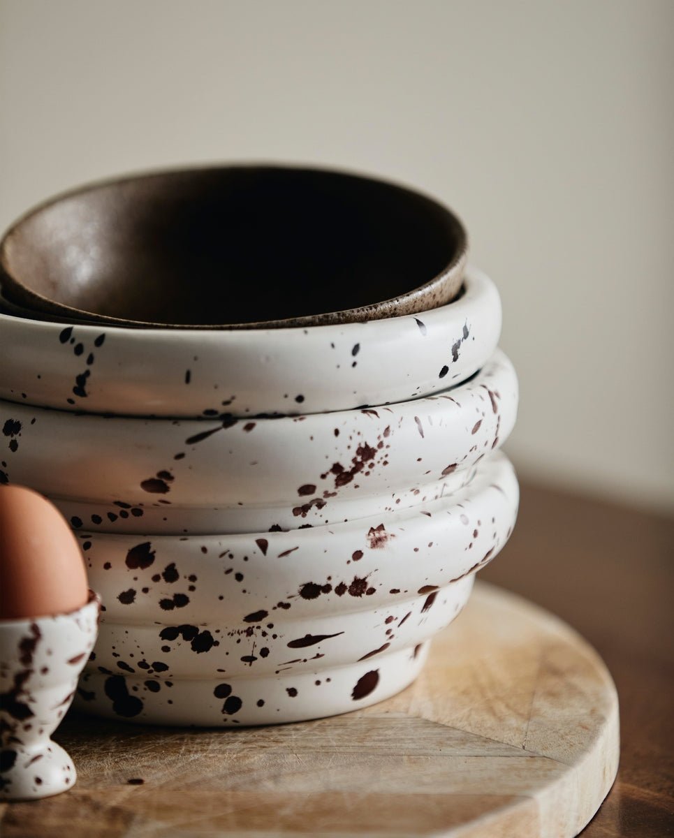 RIA bowl w. splash - ivory