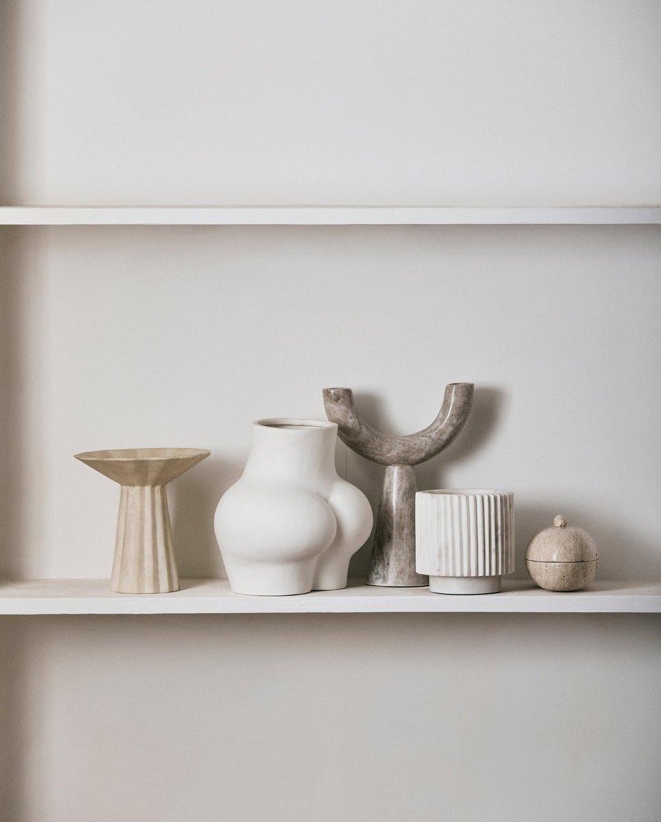 AVAJI lower body, vase - white