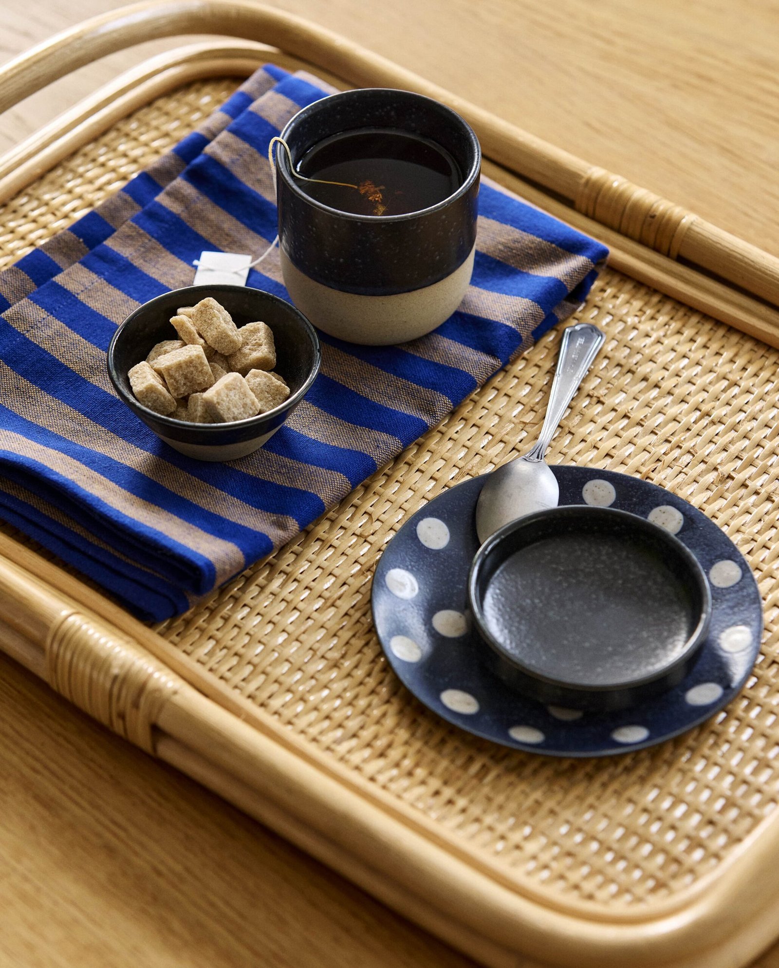FIGUS rattan serving tray - nature