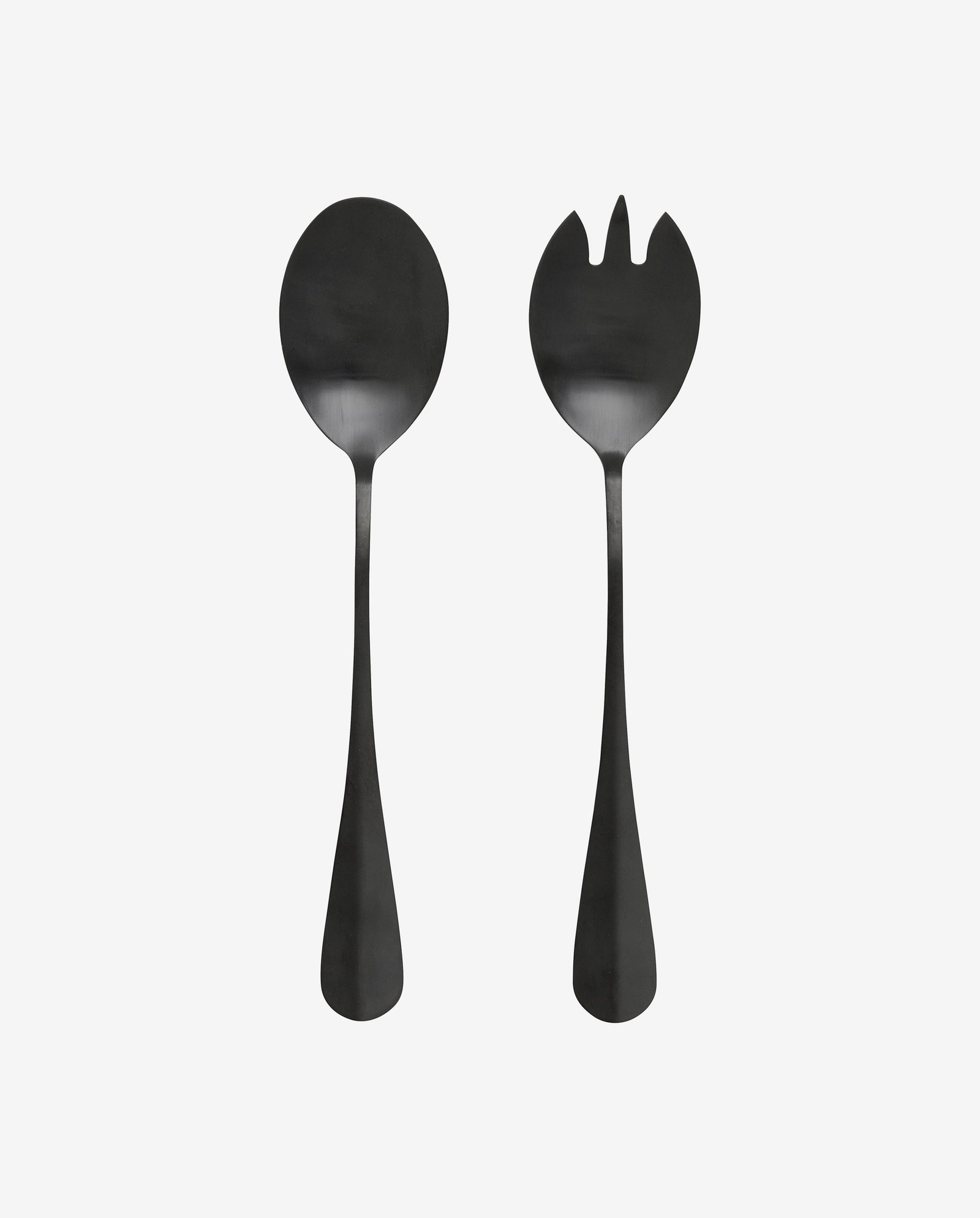 BLACK salad cutlery, s/2