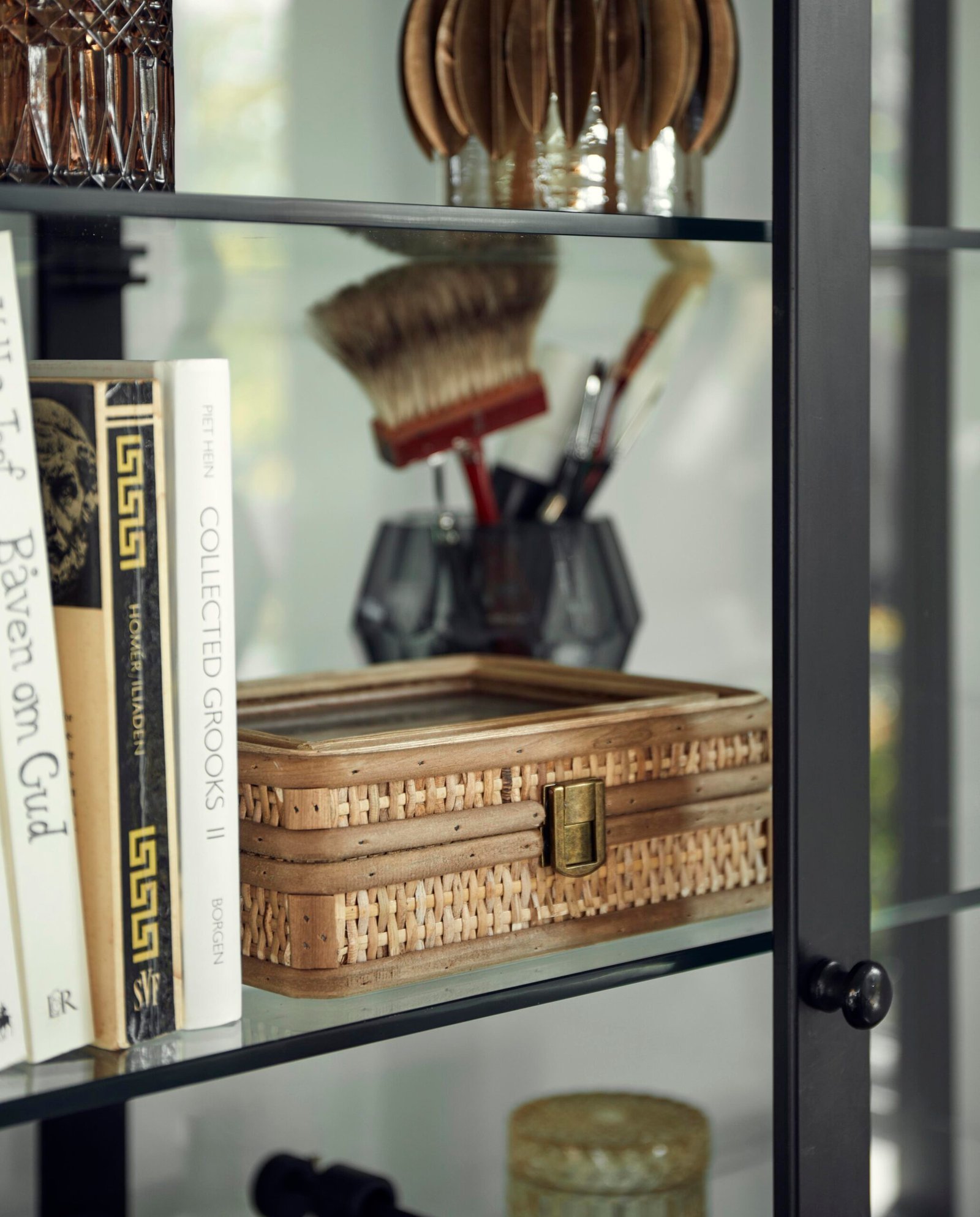 RATTAN, jewelry box , S - nature