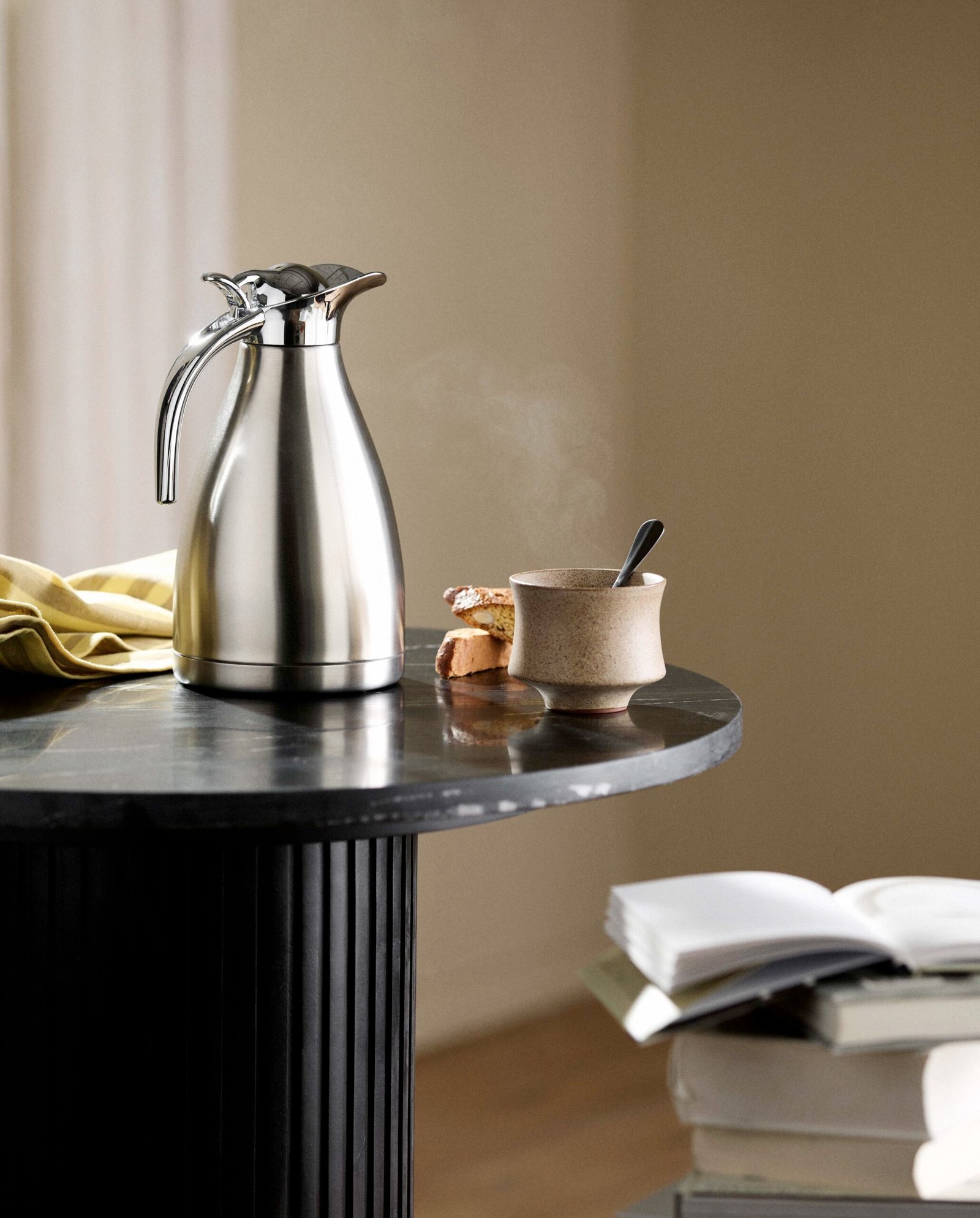 TINCAN thermos jug - chrome finish