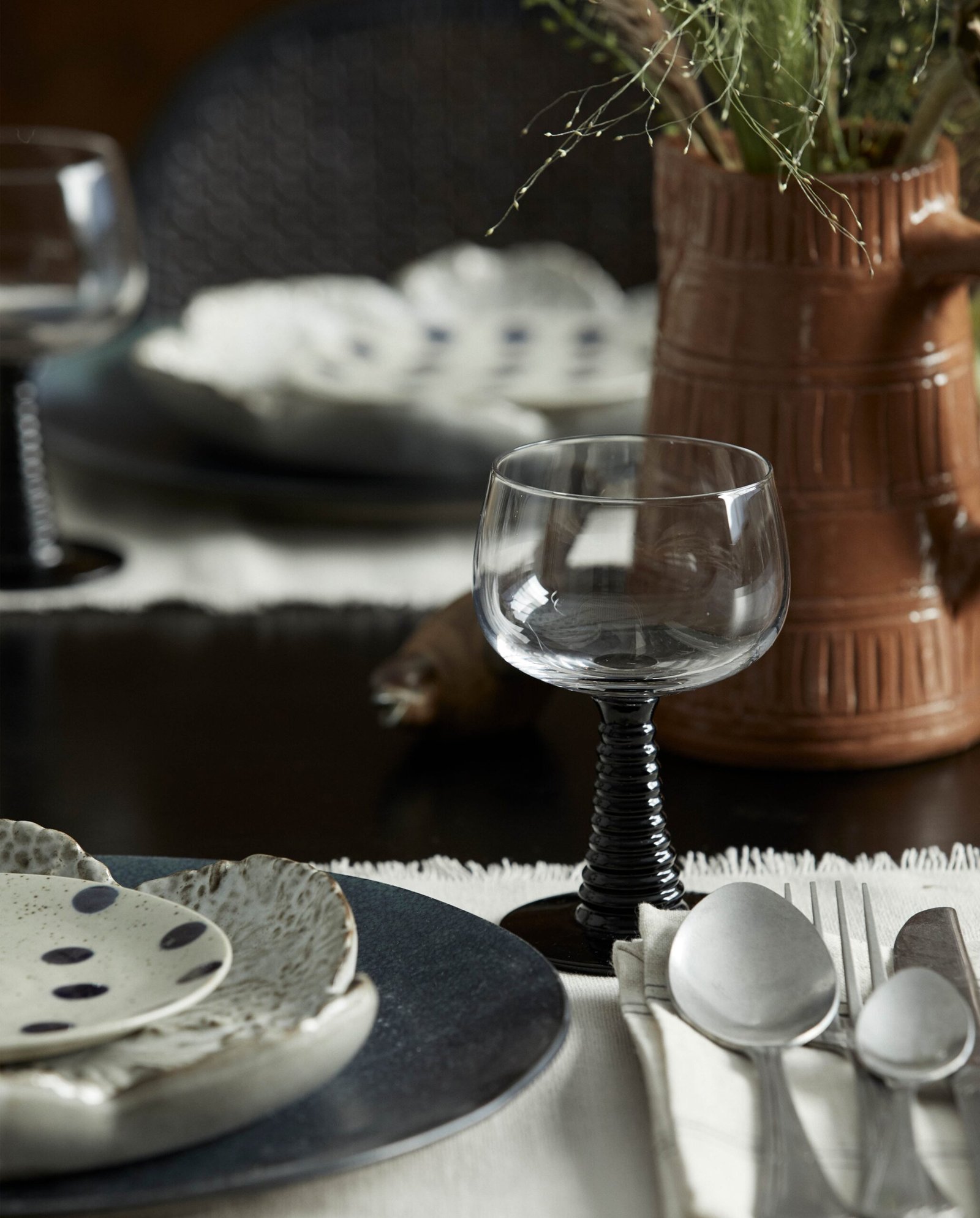GORM wineglass - black