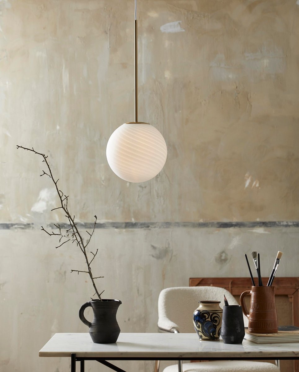 SETH pendant lamp - matte white