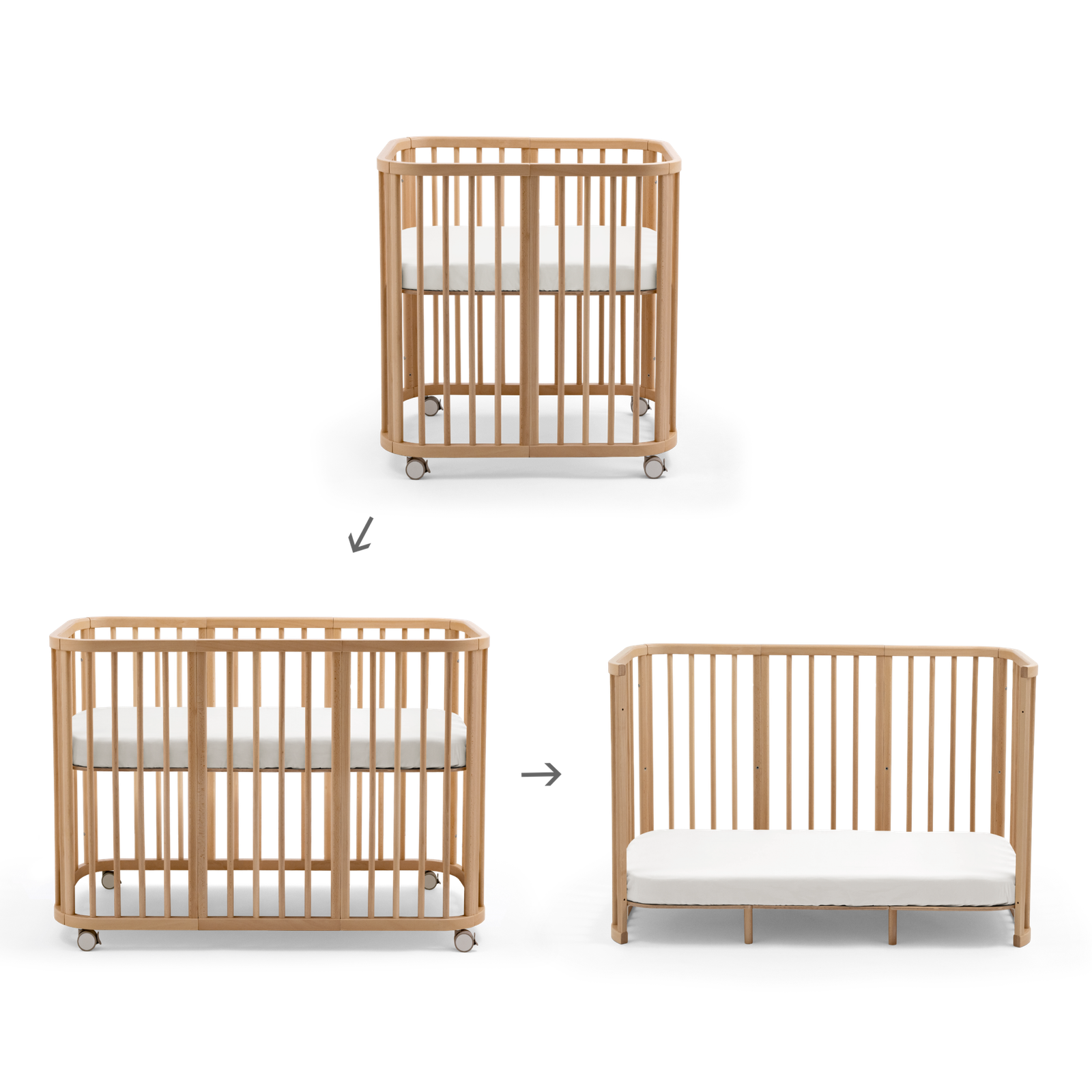 Stokke® Nighti™ fleksibel vokseseng