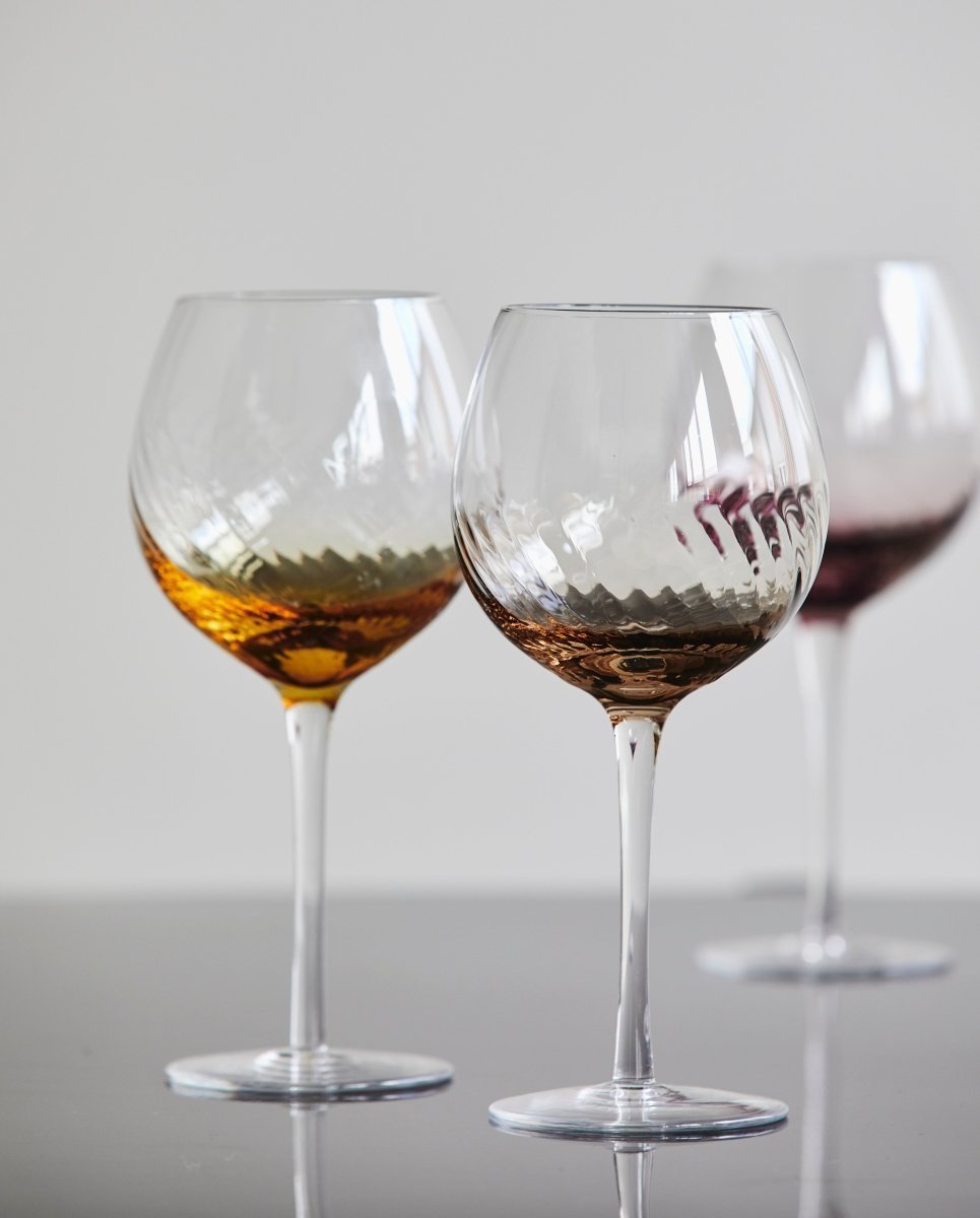 GARO wine glass - brown
