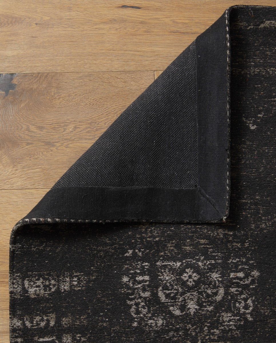 GRAND woven rug, 200x290 - dark grey/black