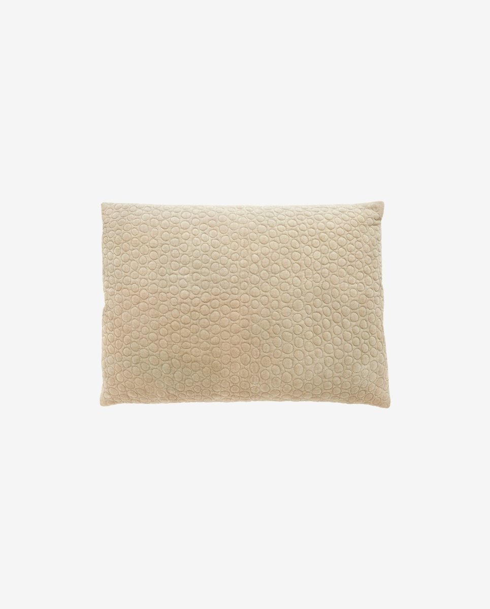 MIZAR cushion cover - pistach/grey velvet