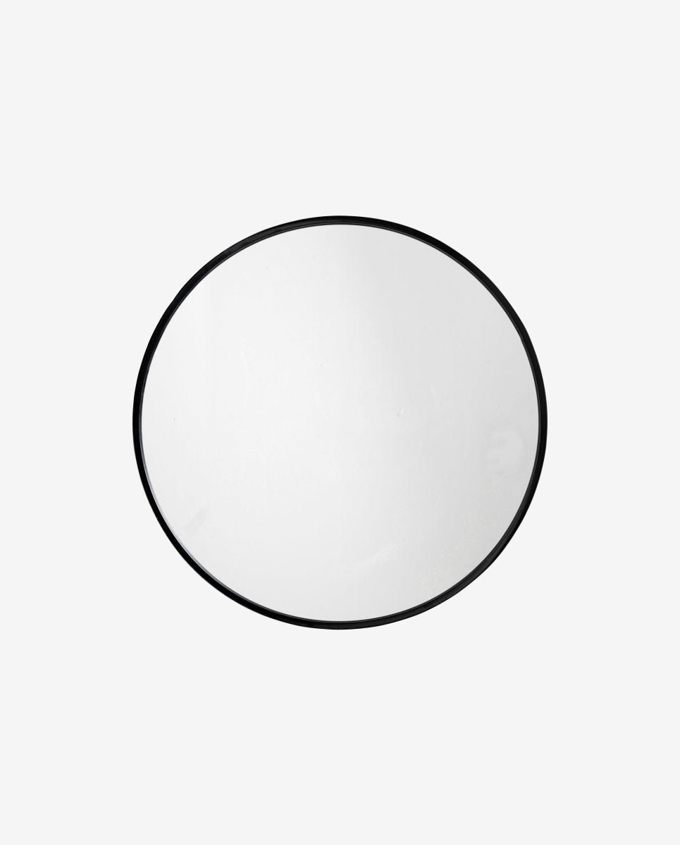 ORTEGA round mirror, iron - black