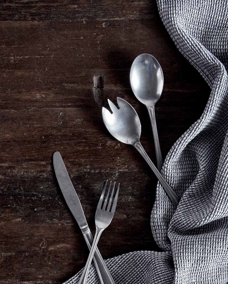 Tea towel, waffle, salt/pepper