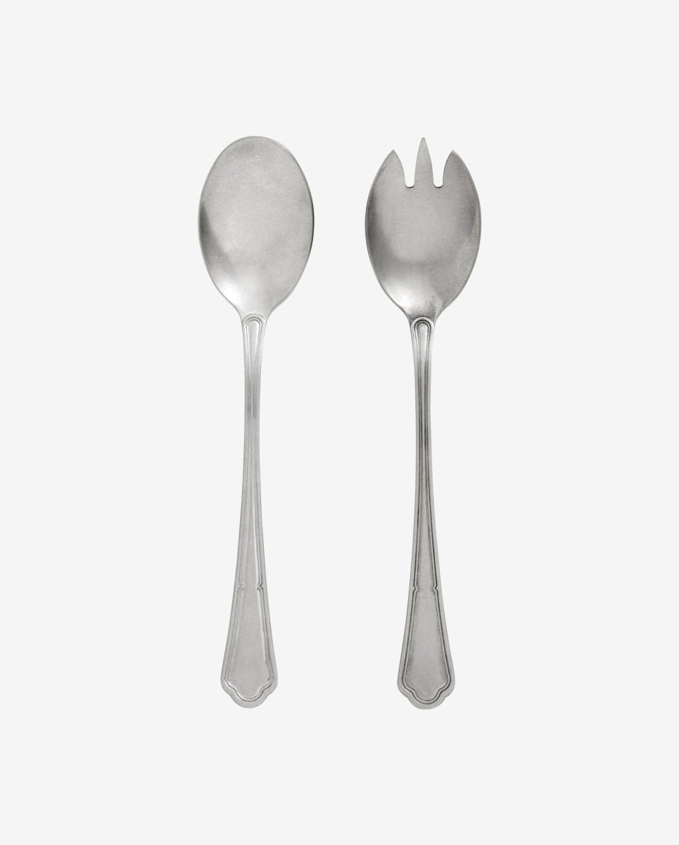CARUM salad cutlery, s/2, vintage effect - stainless steel